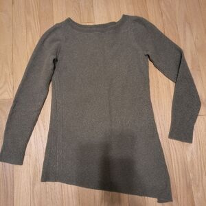 Merino blend asymmetrical sweater